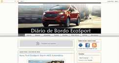 Desktop Screenshot of diariodebordoecosport.com